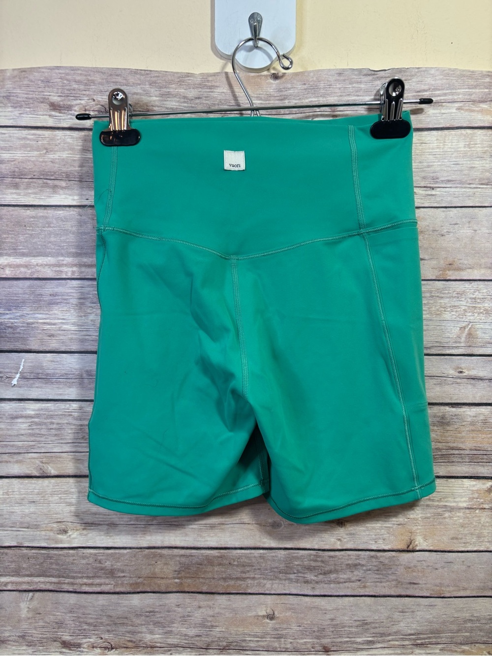 Vuori studio pocket short Kelly Green Size Small - Picture 3 of 7
